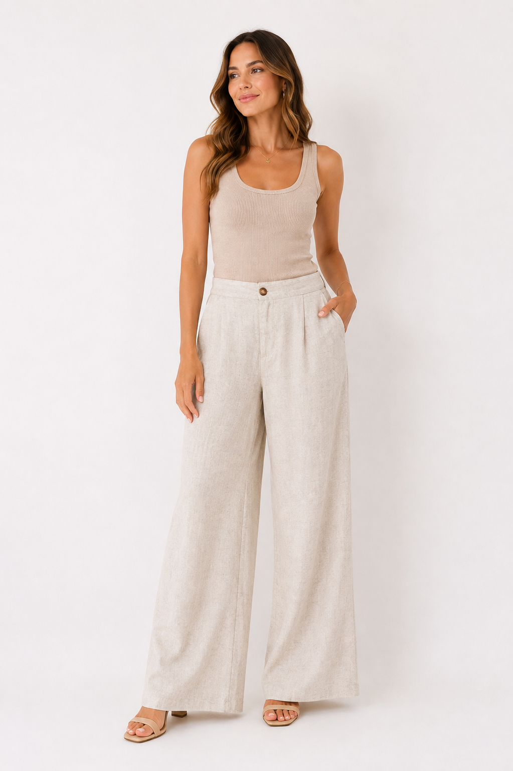 PANTALON LINO DAMA