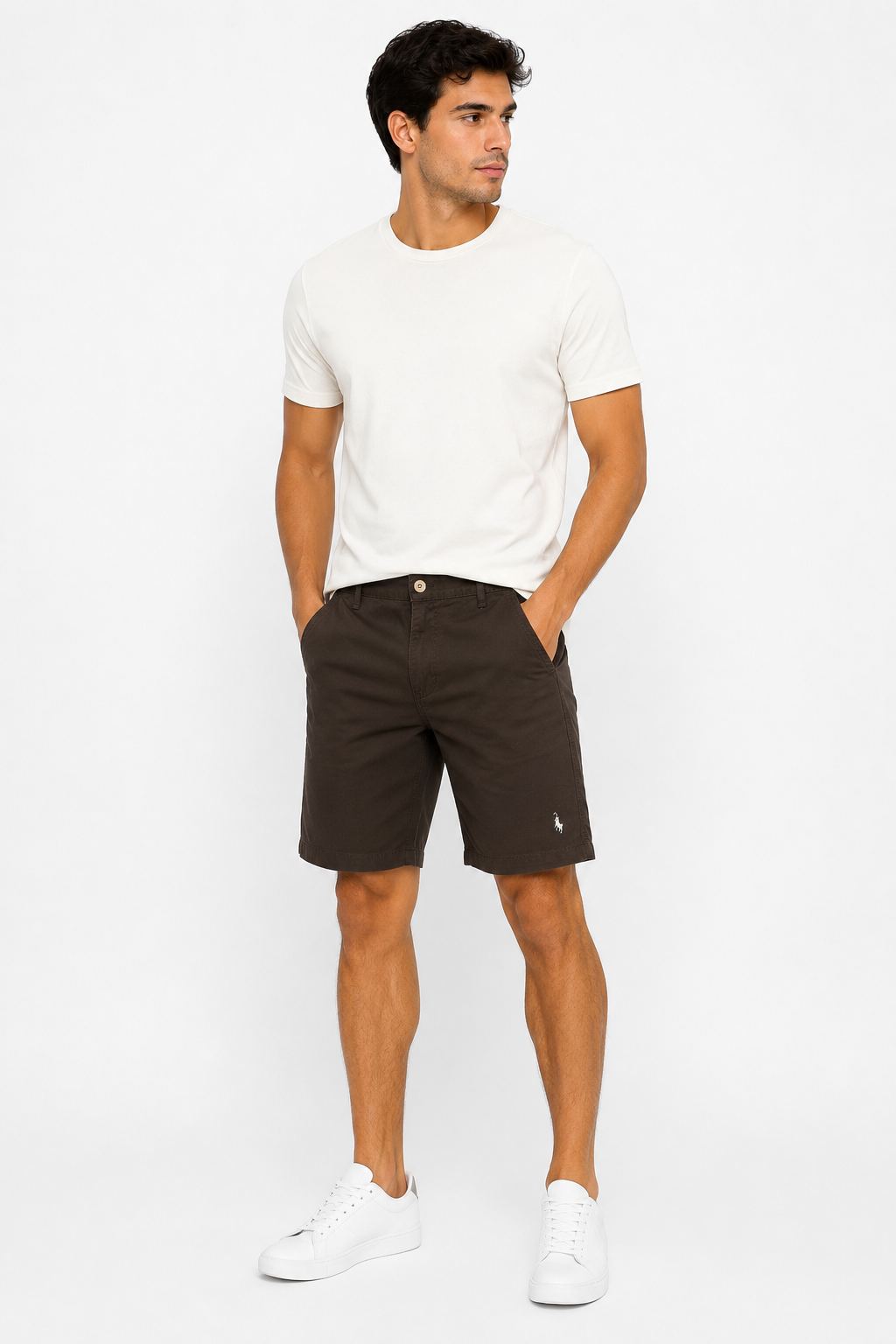 BERMUDA CLASICA DRIL NEGRA
