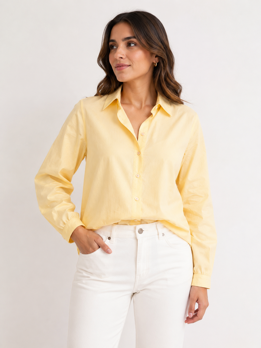 CAMISA AMARILLA DAMA