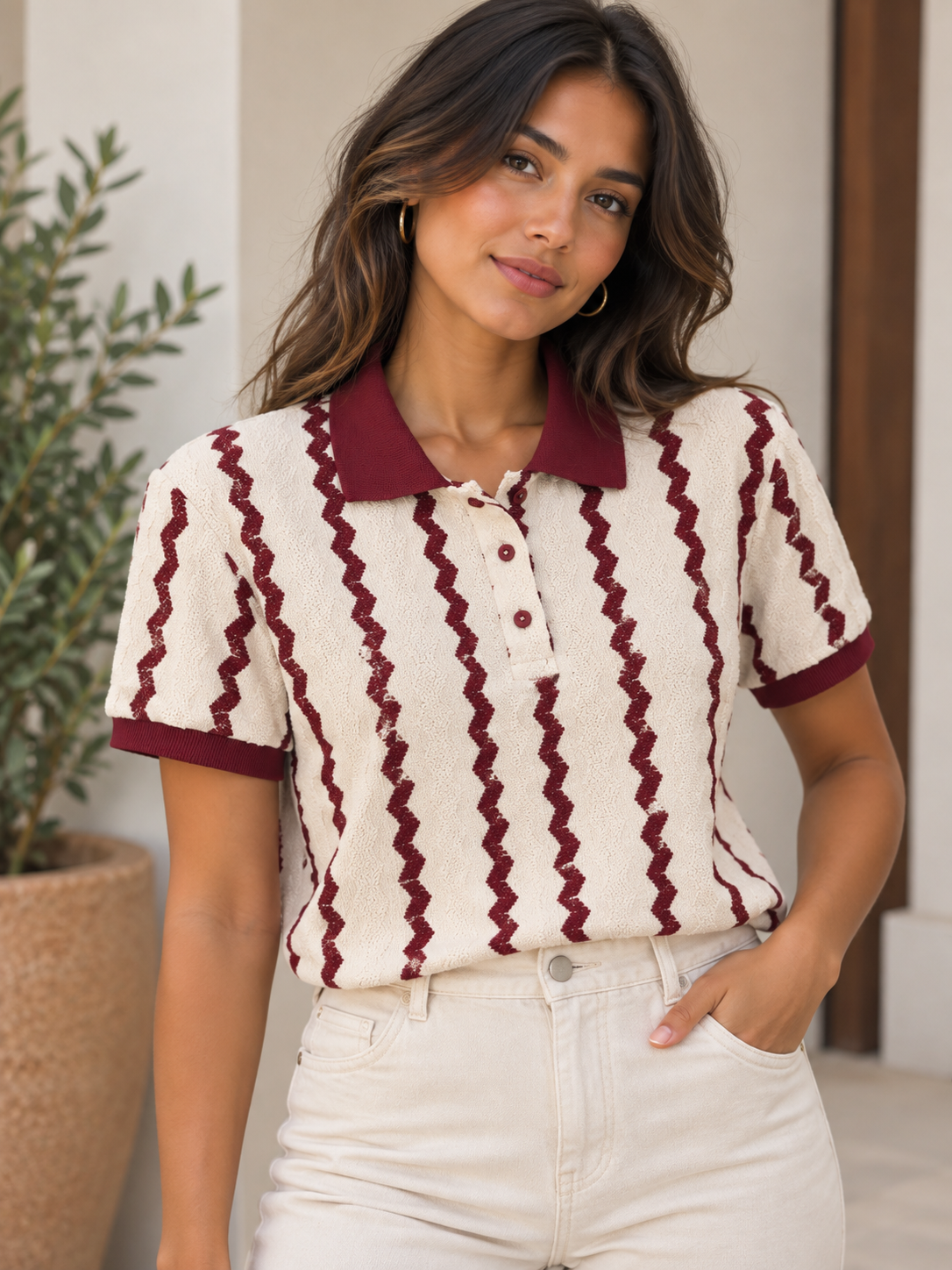 T-SHIRT VINO TINTO