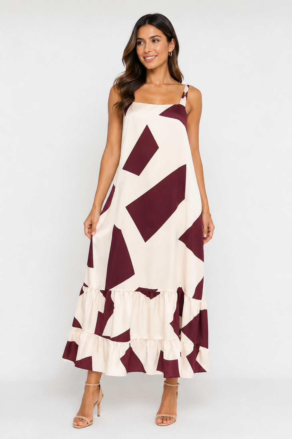 VESTIDO MIDI ESTAMPADO