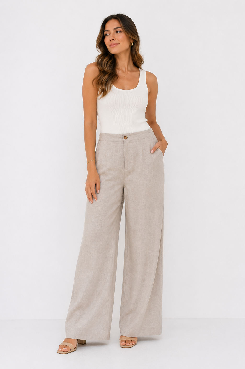 PANTALON LINO DAMA