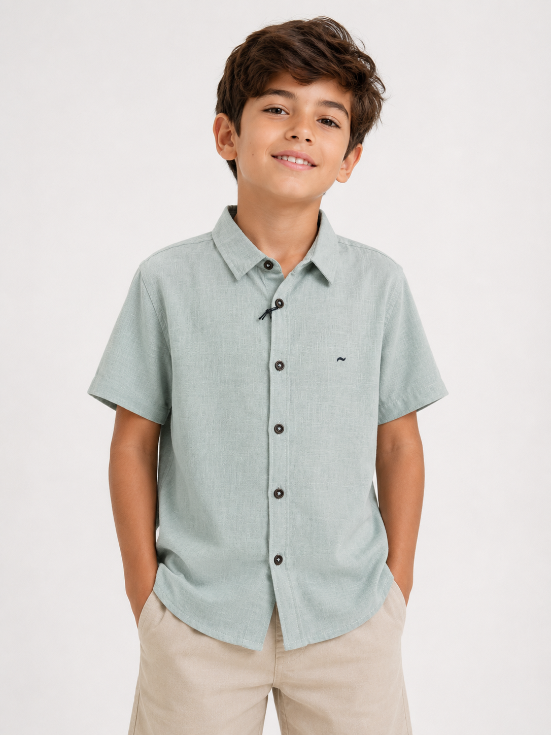 CAMISA MANGA CORTA PARA NIÑO