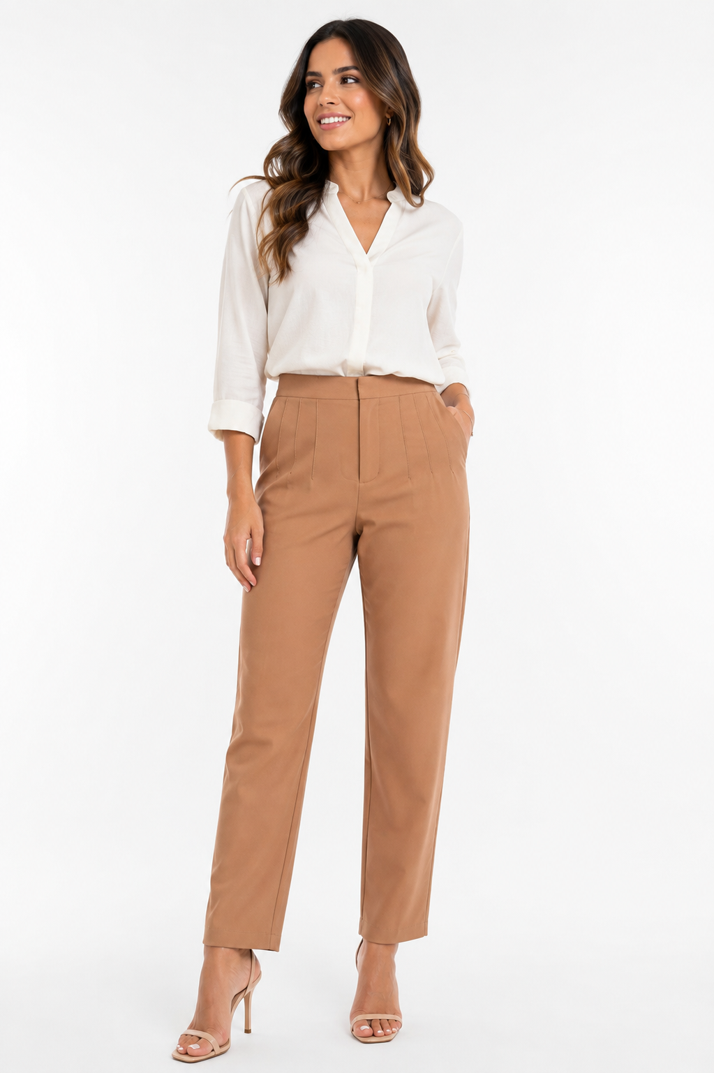 PANTALON CAQUI DAMA