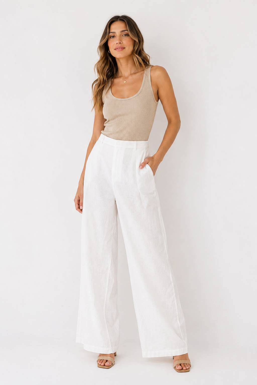 PANTALON LINO DAMA