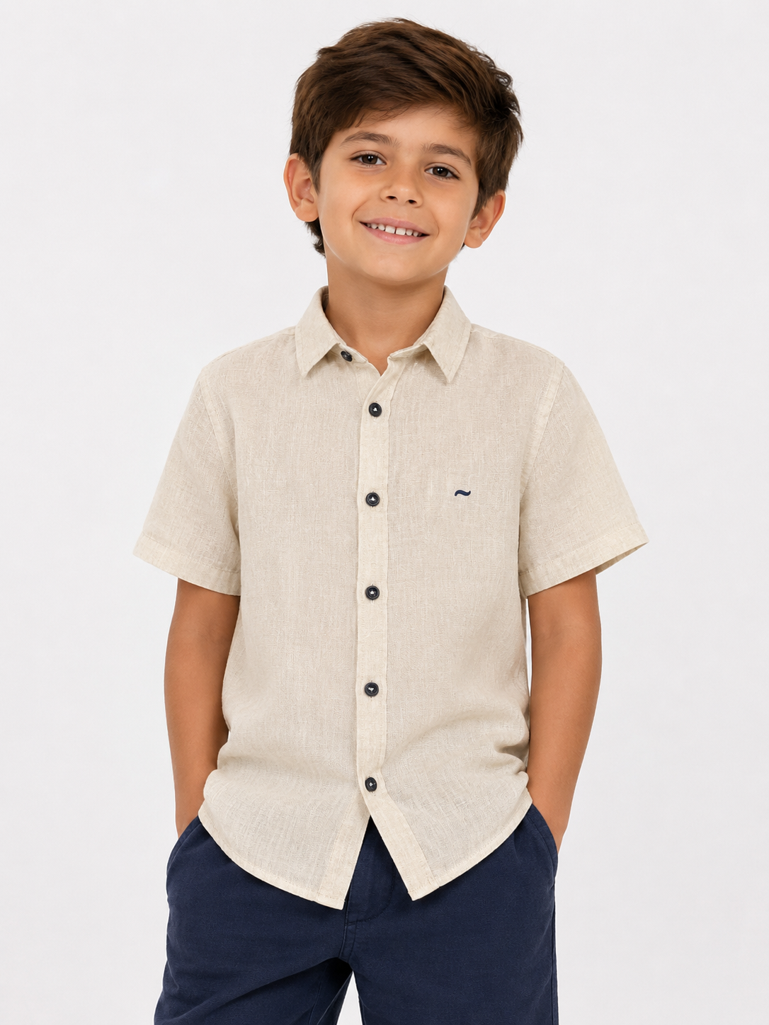 CAMISA MANGA CORTA PARA NIÑO