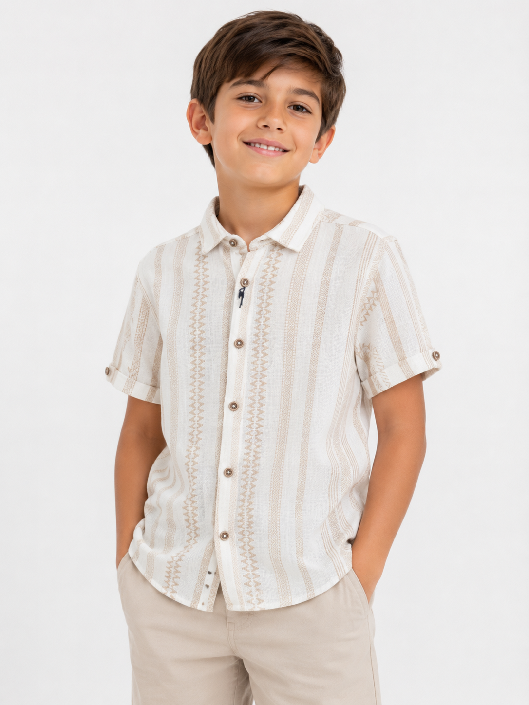 CAMISA MANGA CORTA PARA NIÑO