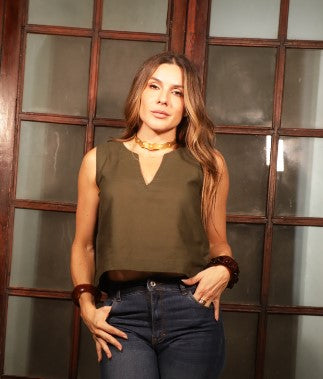 BLUSA DE MUJER CAÑAMO