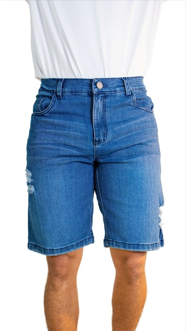 Bermuda Jean de Hombre – Azul Medio