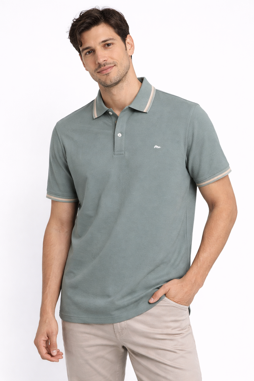 CAMISETA TIPO POLO AZULEJO