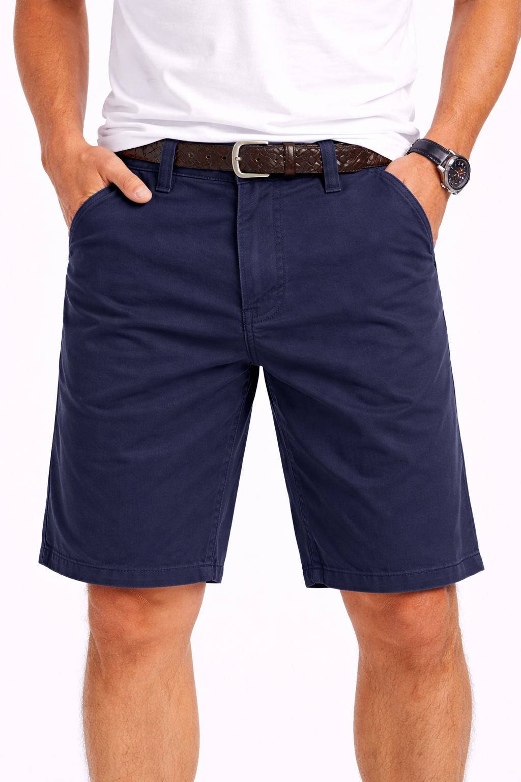 BERMUDA DE DRIL NAVY