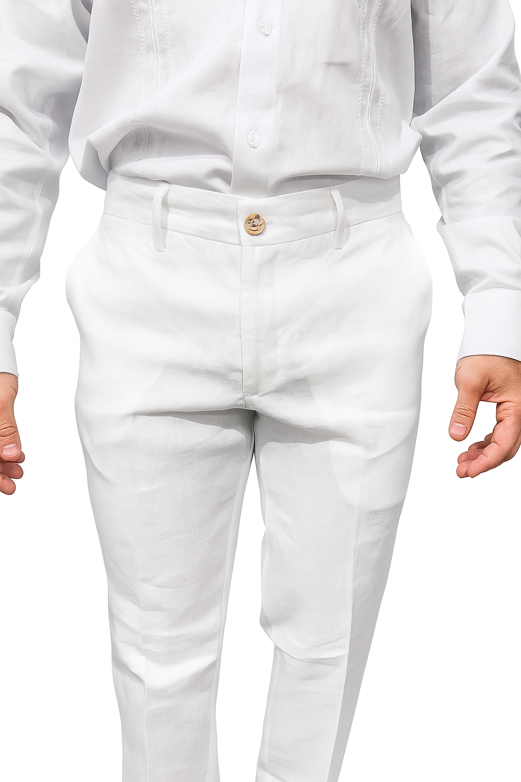 Pantalón de lino hombre