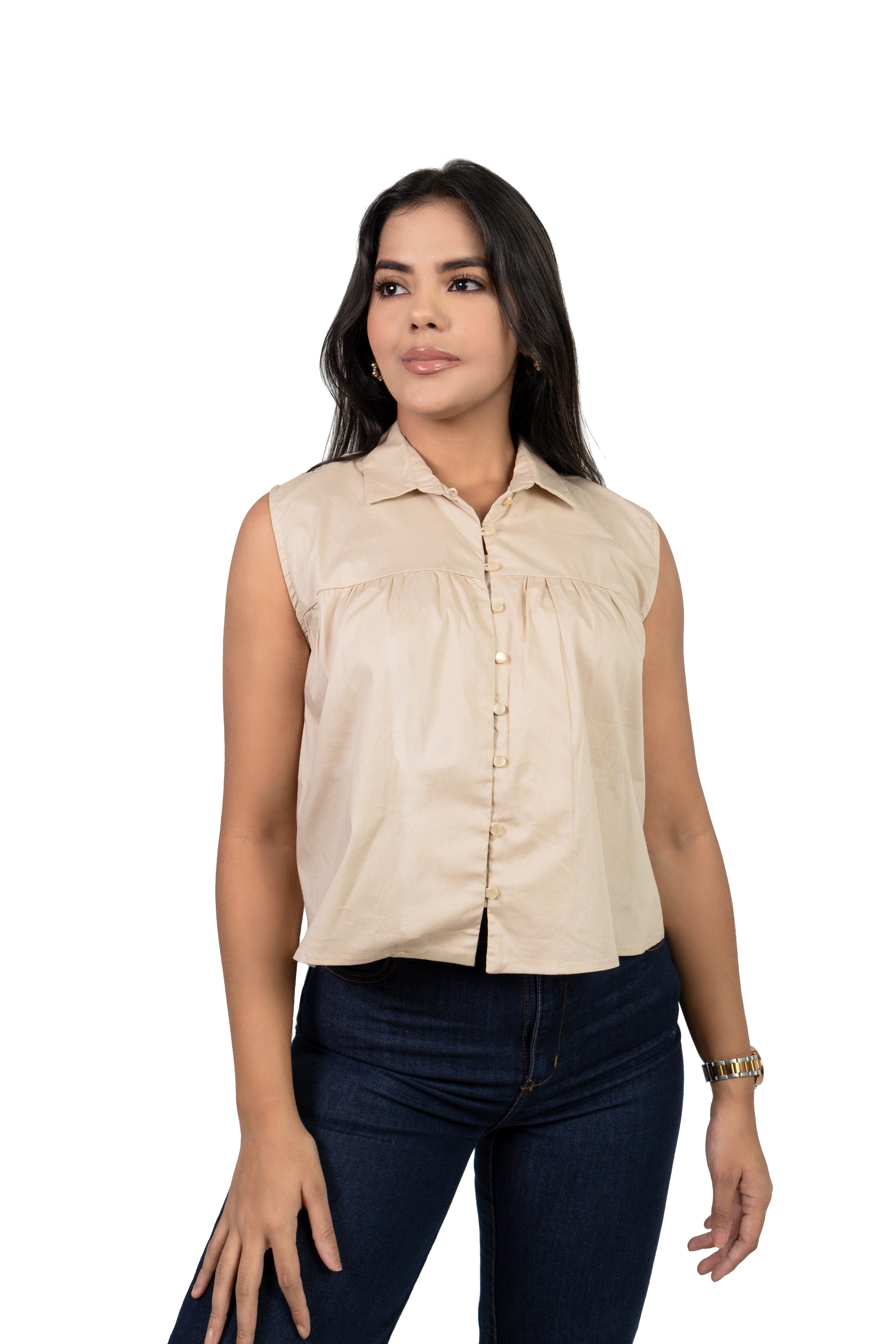 BLUSA DE MUJER ARENA