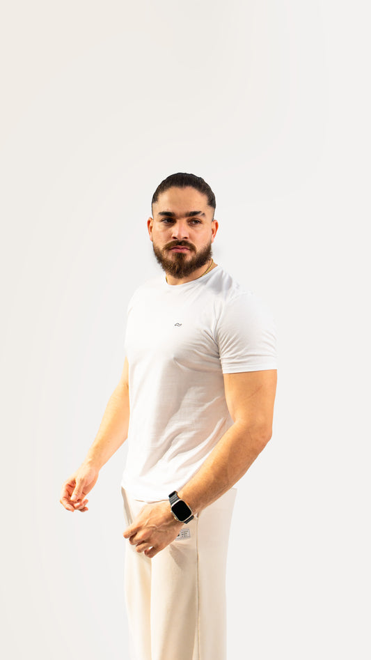 CAMISA CUELLO REDONDO BLANCA CAÑAMO