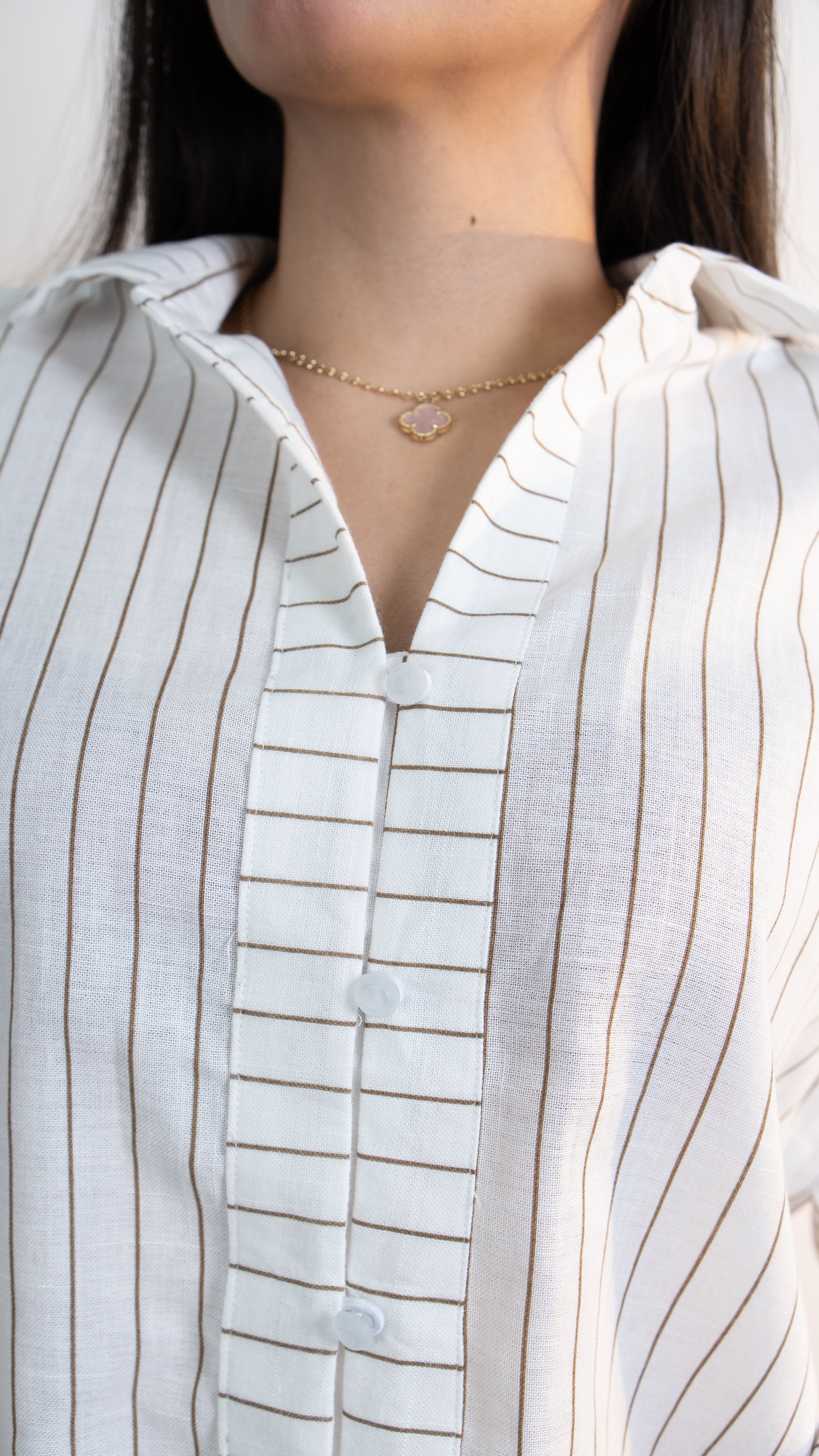 Blusa de Dama a Rayas – Manga Larga