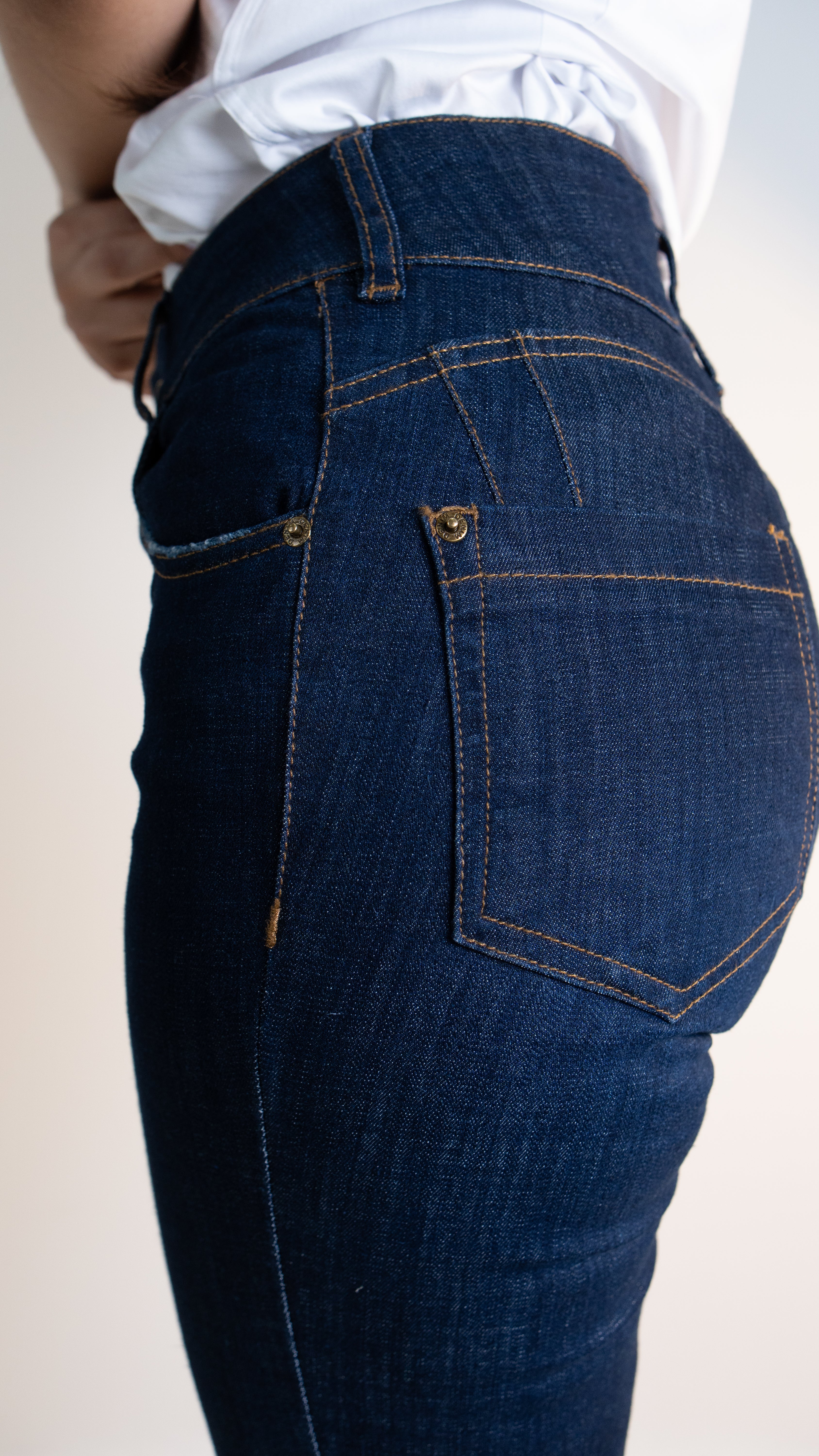 Jean Palazzo de Dama – Azul Oscuro