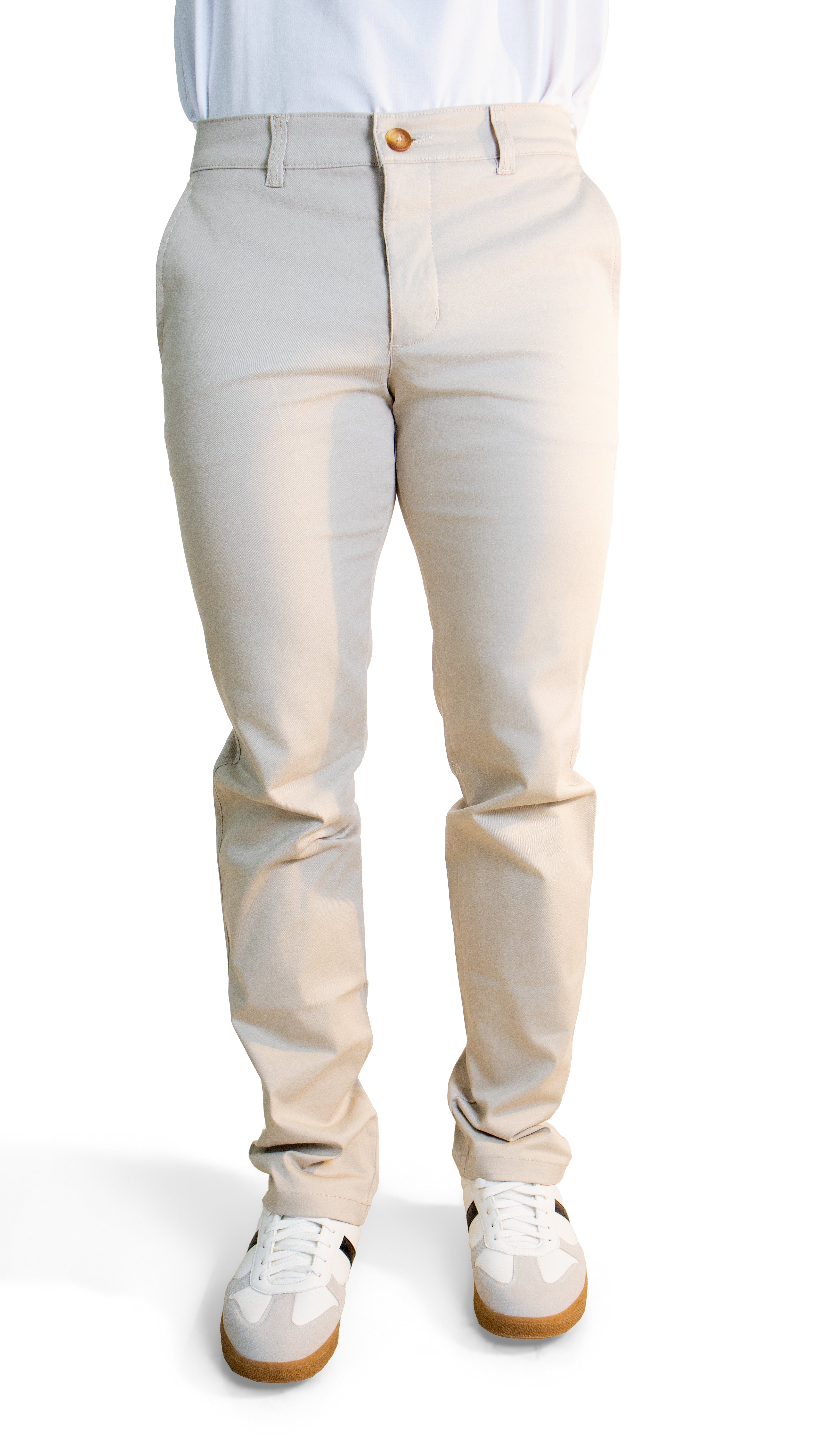Pantalón Casual Hombre Beige