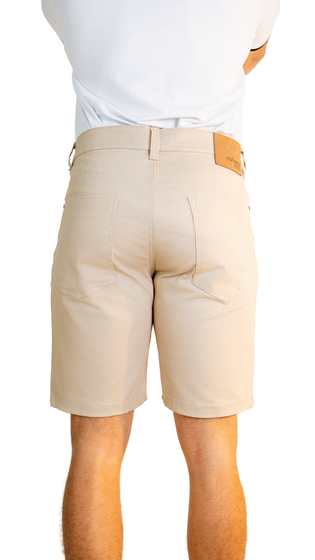 Bermuda de Hombre en Drill – Beige