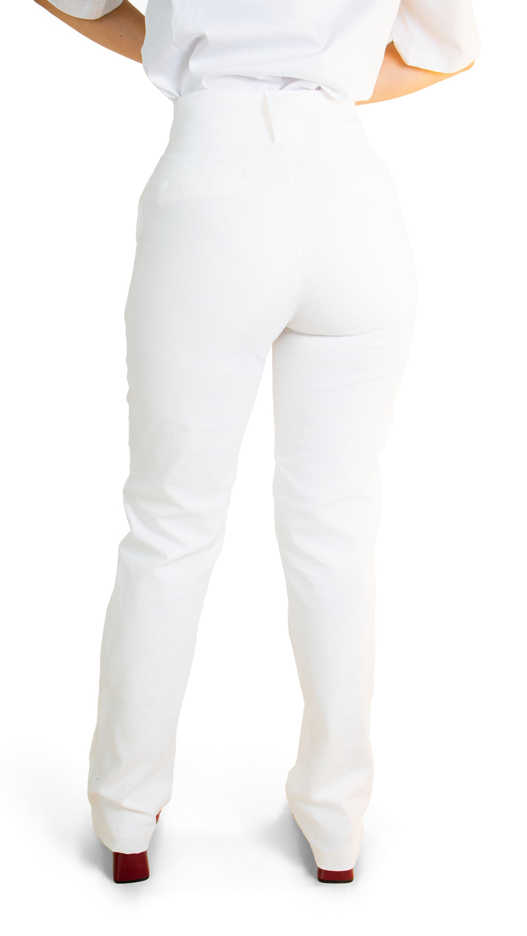 Pantalón de Dama en Drill – Blanco