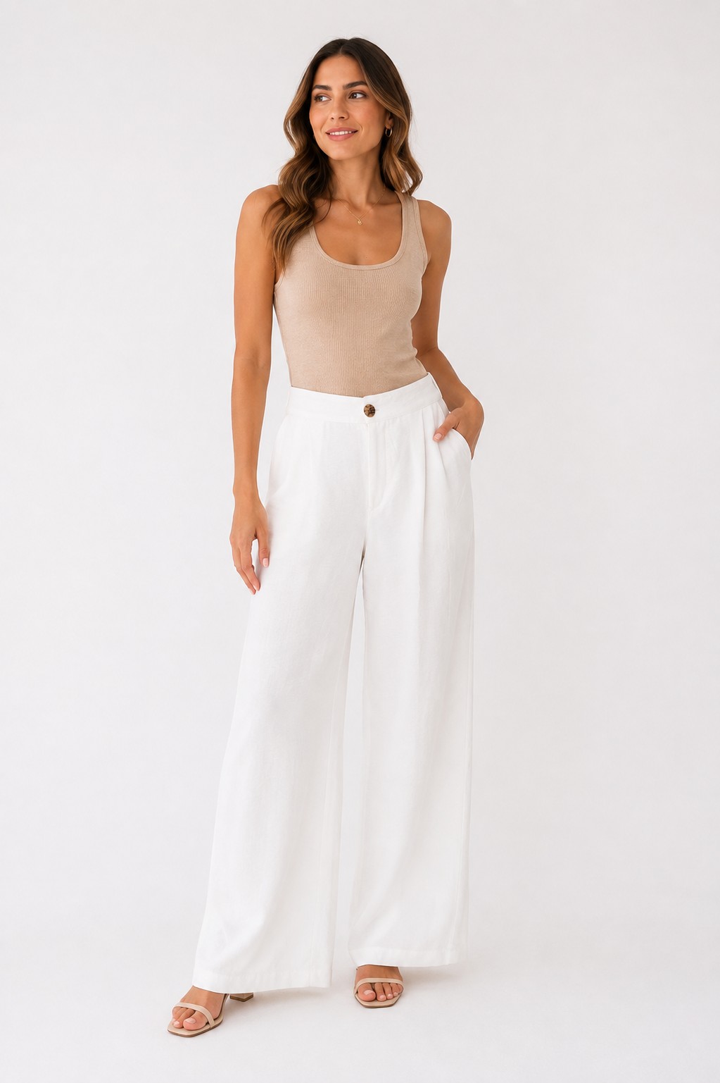 PANTALON LINO DAMA