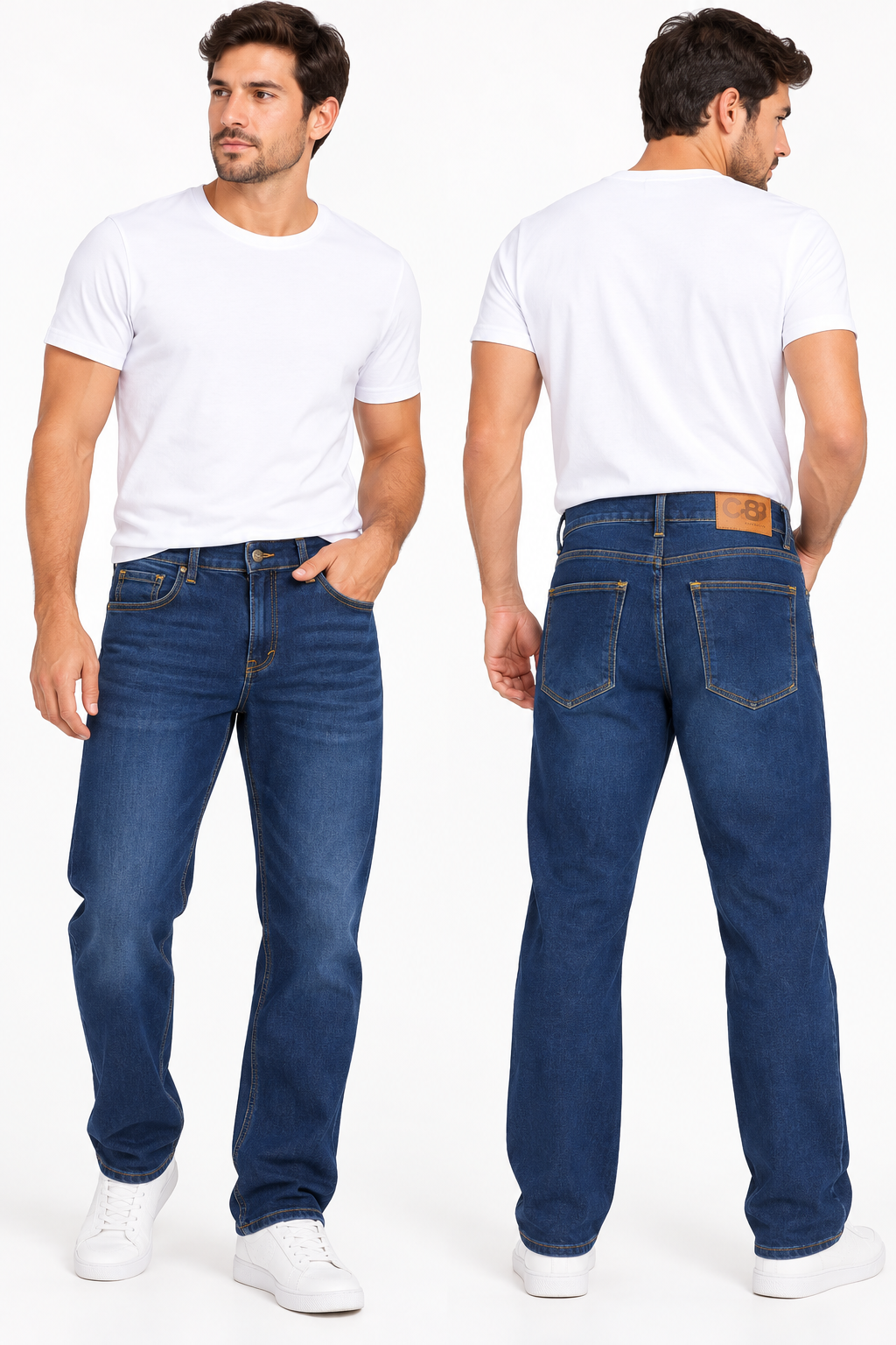 JEANS AZUL OSCURO CLÁSICO