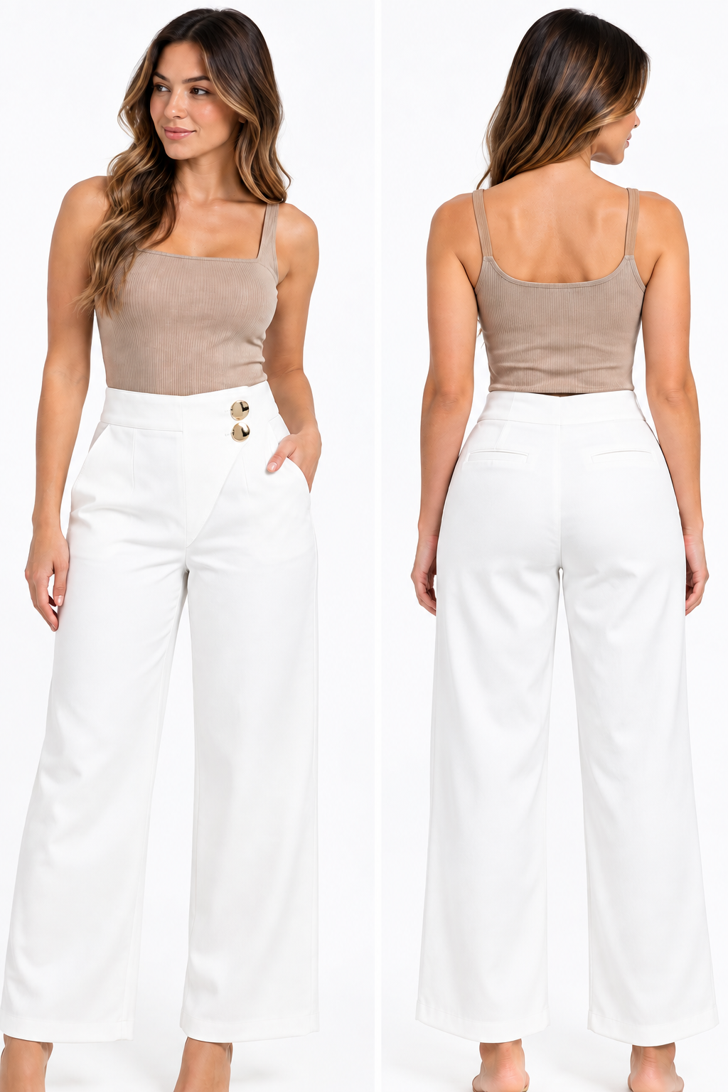 PANTALÓN PALAZZO IVORY