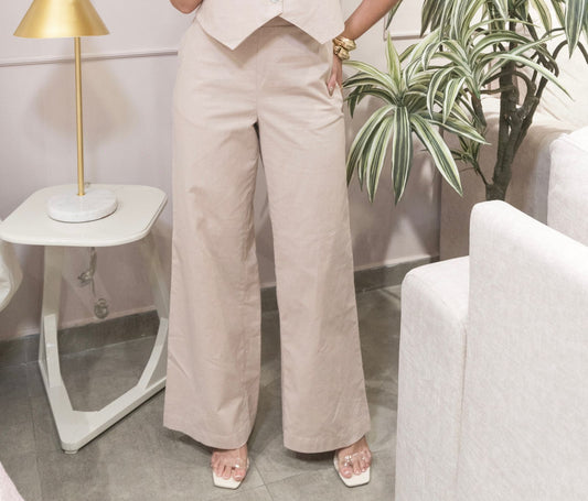 PANTALON DE LINO DE MUJER CAÑAMO
