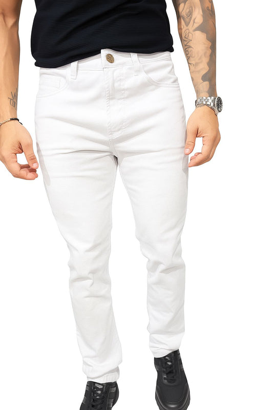 JEANS BLANCO DE HOMBRE CAÑAMO
