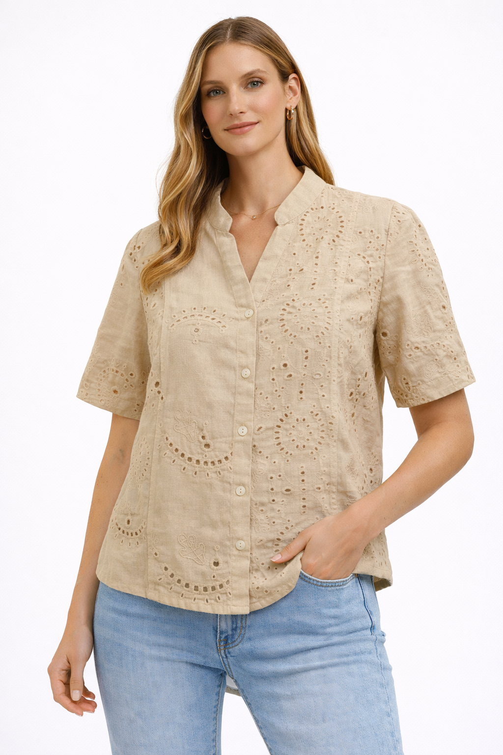CAMISA OJALILLO DAMA