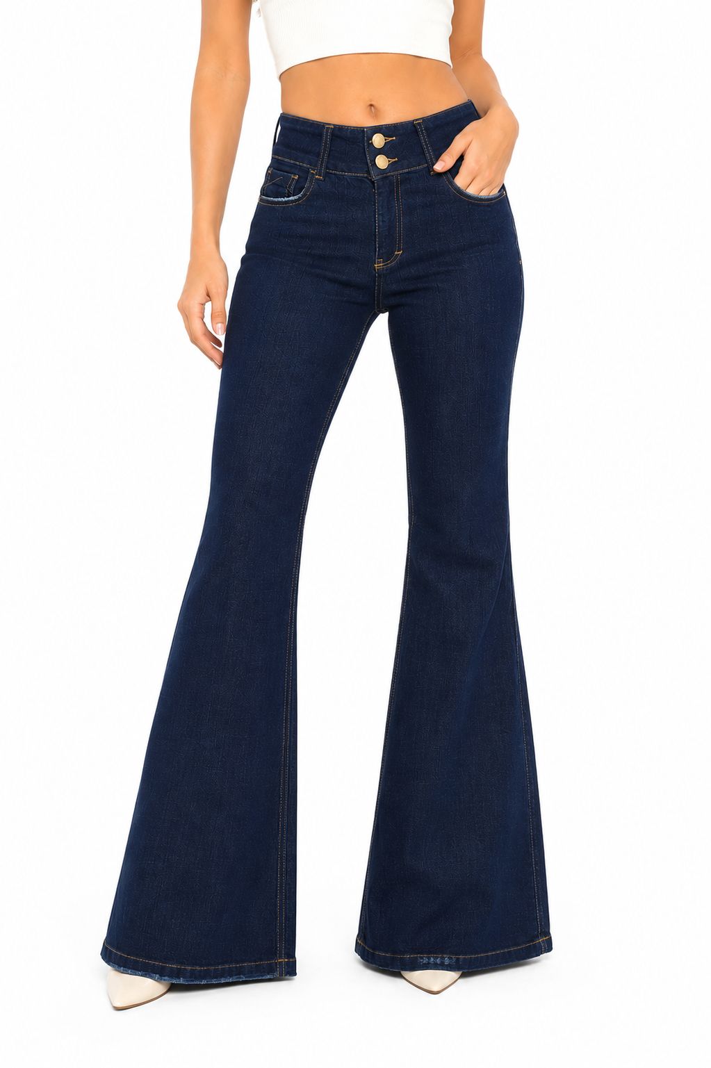 JEANS DAMA BOTA ANCHA